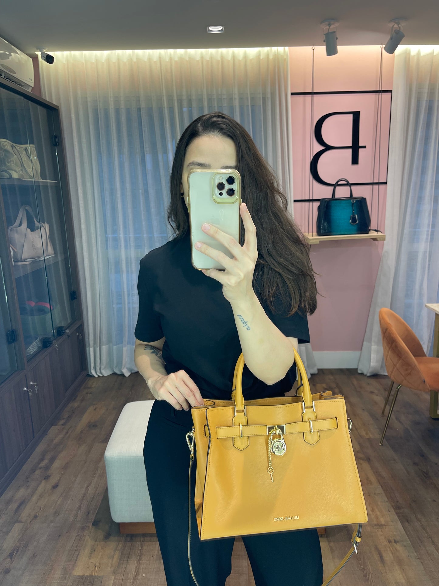 Michael Kors Hamilton Amarela