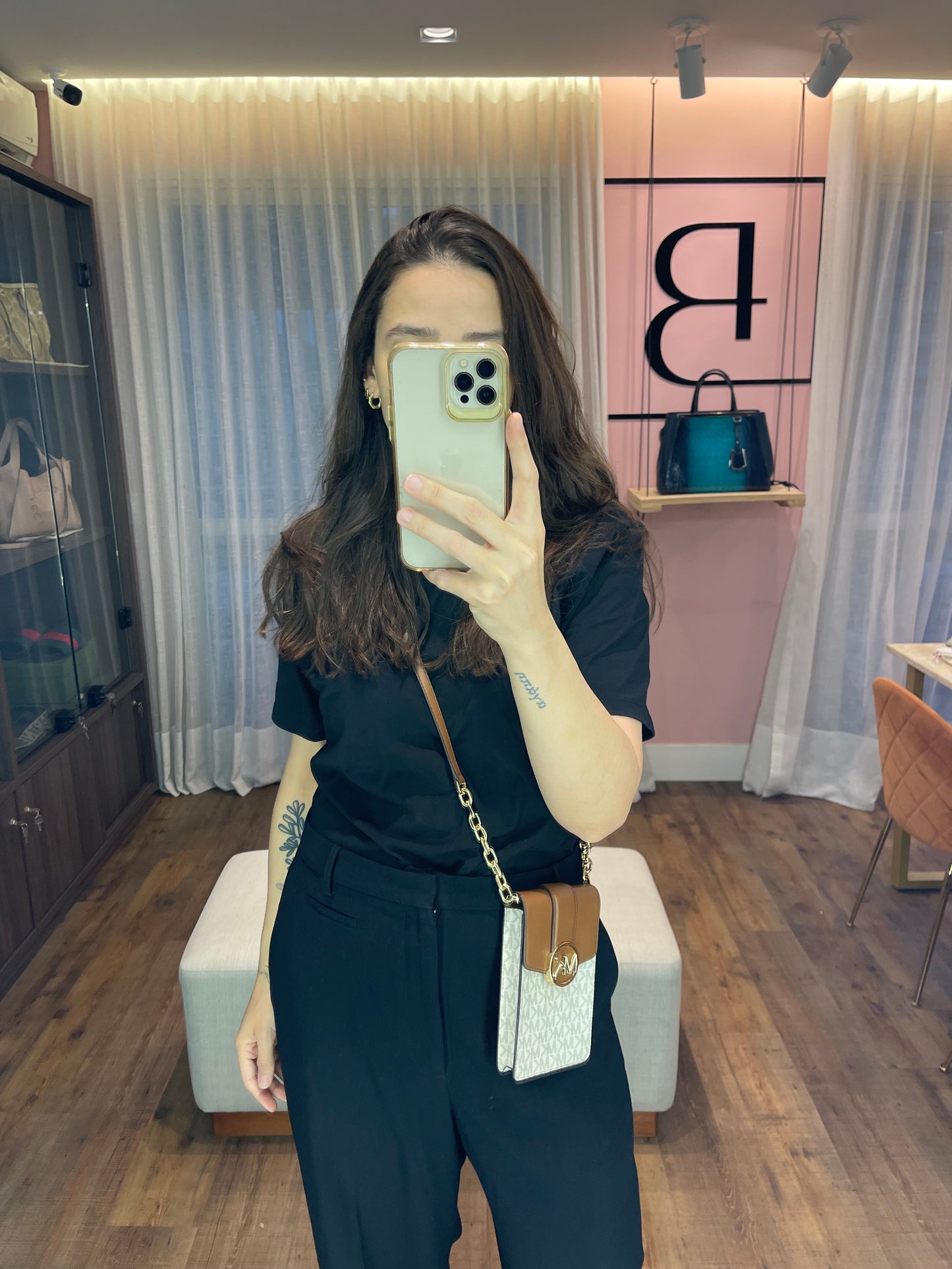 Michael Kors Carmen Small Leather