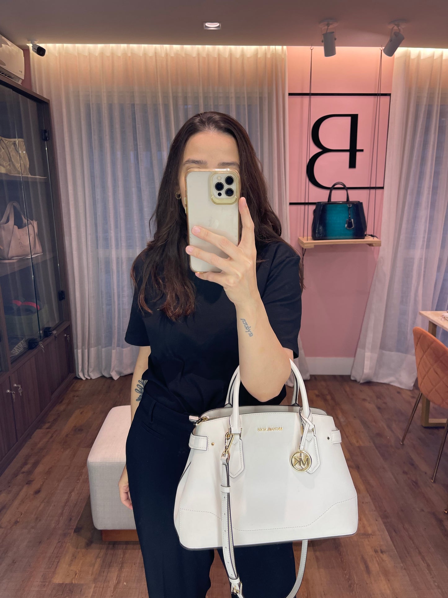 Michael Kors Tote Off White