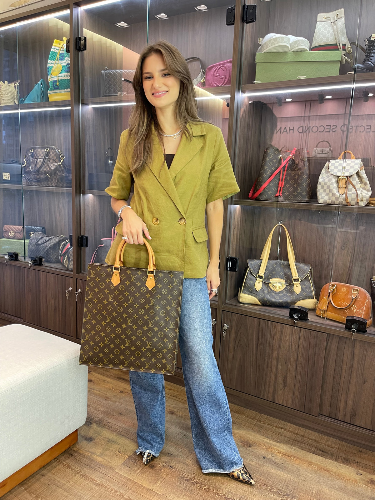 Louis Vuitton Sac Plat Monogram
