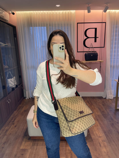 Gucci messenger Monogram Bege