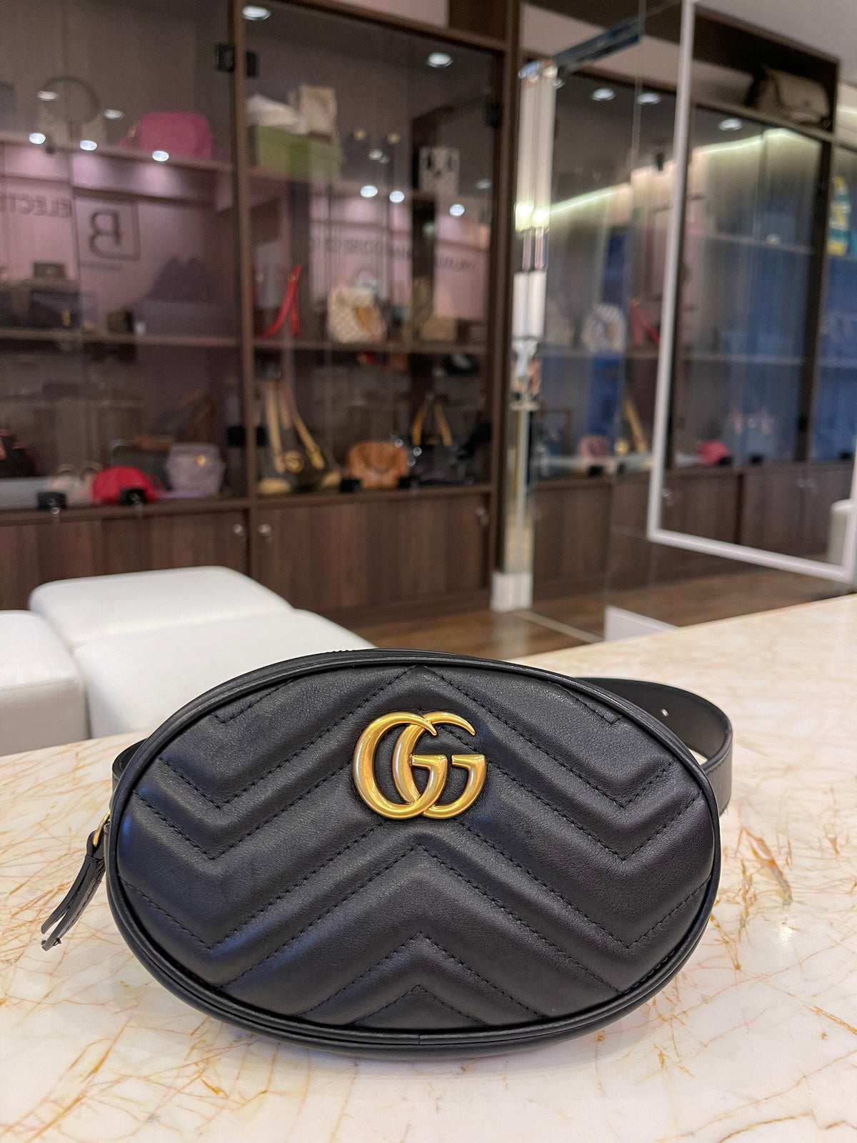 Pochete Gucci Marmont Matelasse Belt