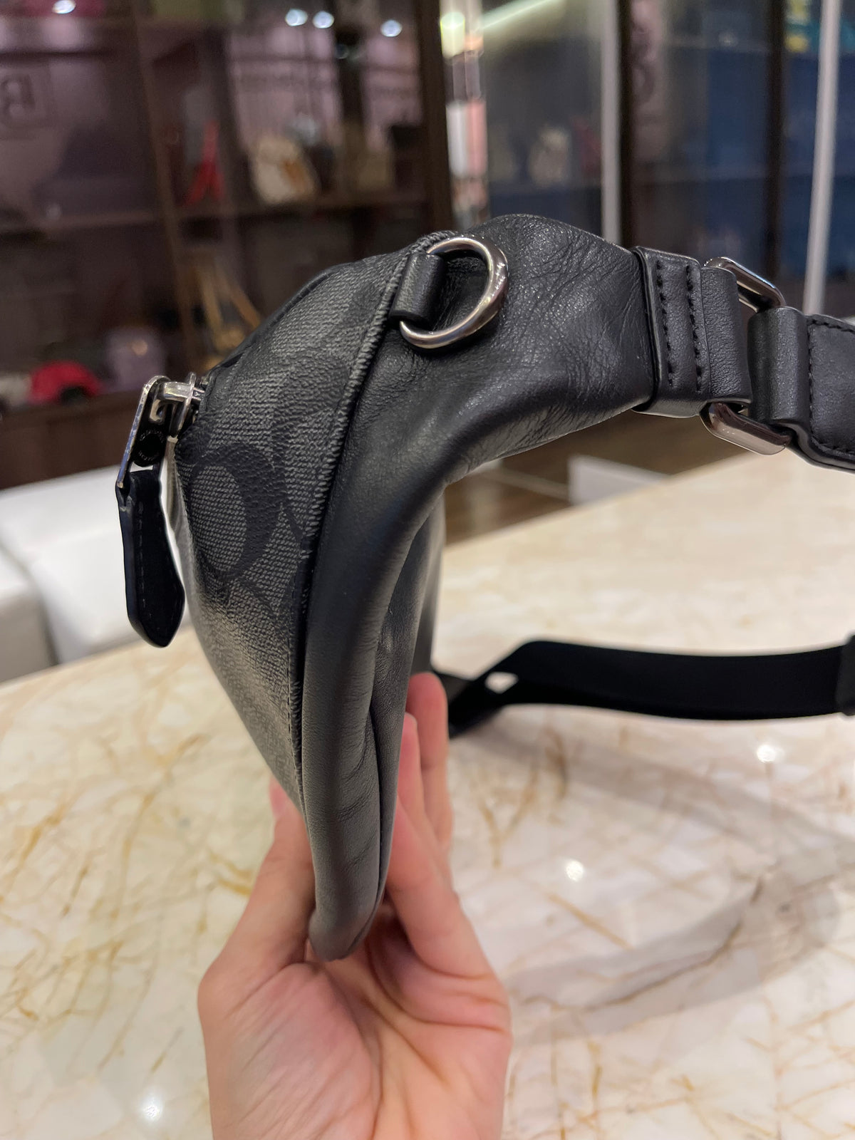 Pochette Coach Warren Belt Signature
