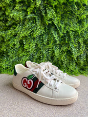 Tenis Gucci Ace Low GG Apple Patch