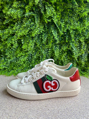 Tenis Gucci Ace Low GG Apple Patch