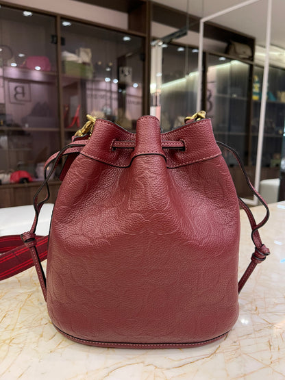 Coach Field Bucket Bag Vinho