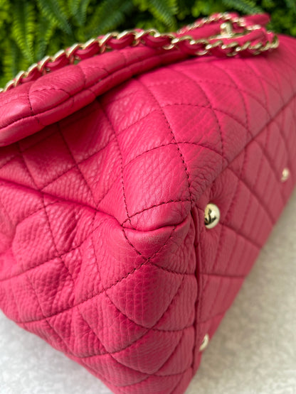 Chanel XXL Travel Classic Single Flap Rosa