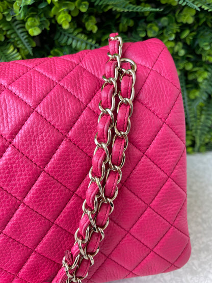 Chanel XXL Travel Classic Single Flap Rosa