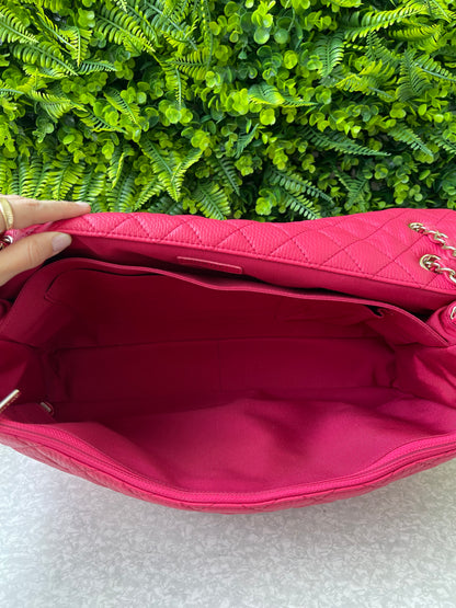 Chanel XXL Travel Classic Single Flap Rosa