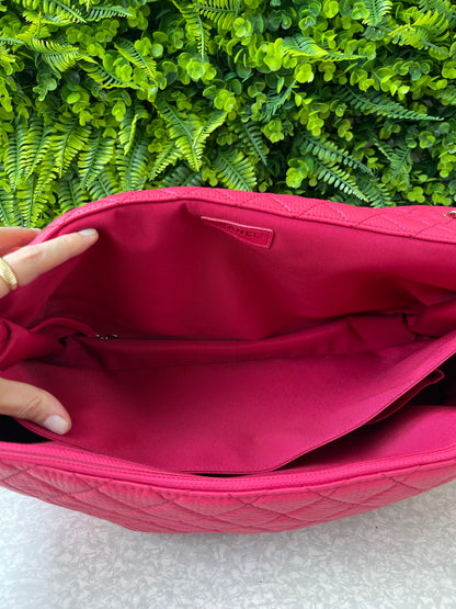 Chanel XXL Travel Classic Single Flap Rosa