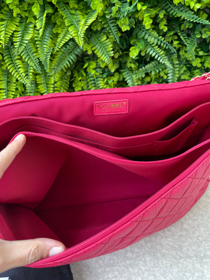 Chanel XXL Travel Classic Single Flap Rosa