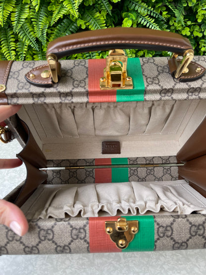 Gucci GG Supreme Fake/Not Suitcase