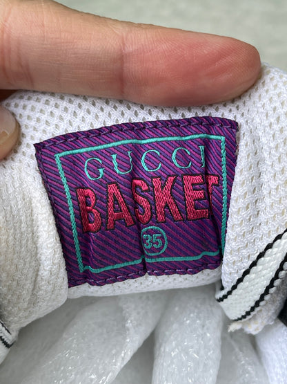 Tênis Gucci Basket Low Top
