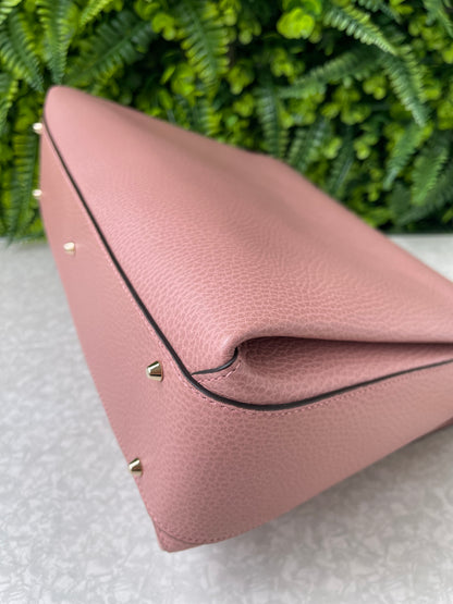 Gucci Interlocking G em Couro Rosa