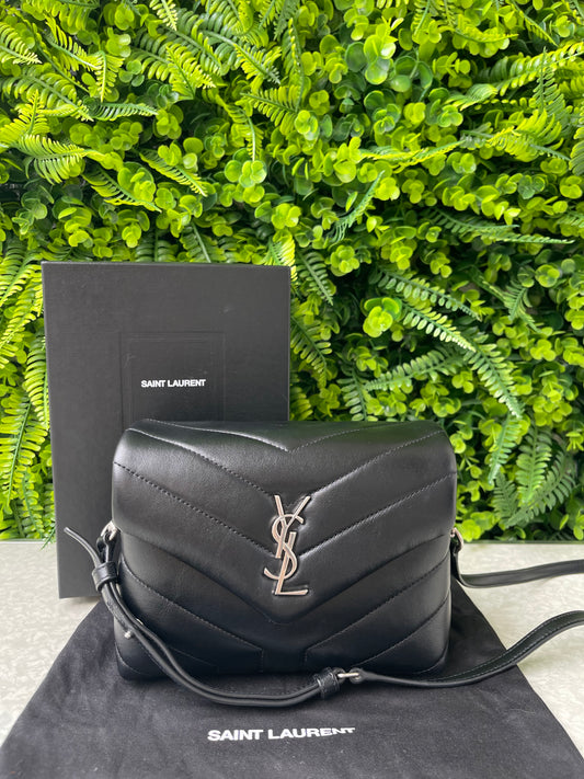 Saint Laurent Lou Lou Matelassê Preta