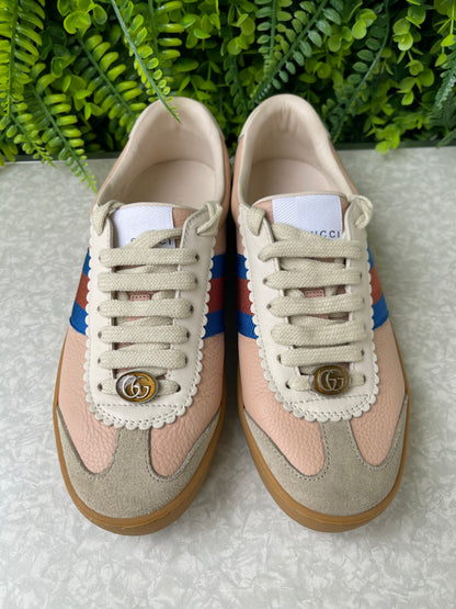 Tênis Casual Gucci G74 Rosa