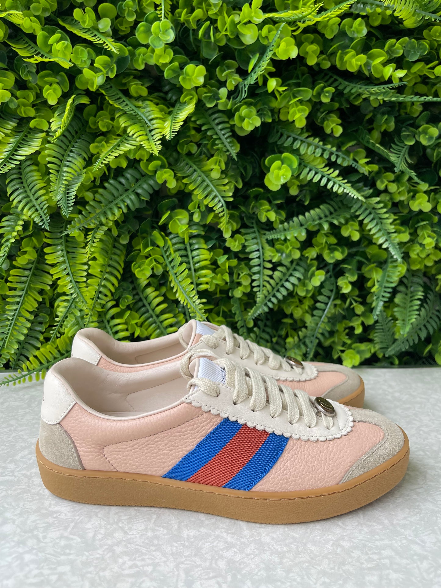 Tênis Casual Gucci G74 Rosa
