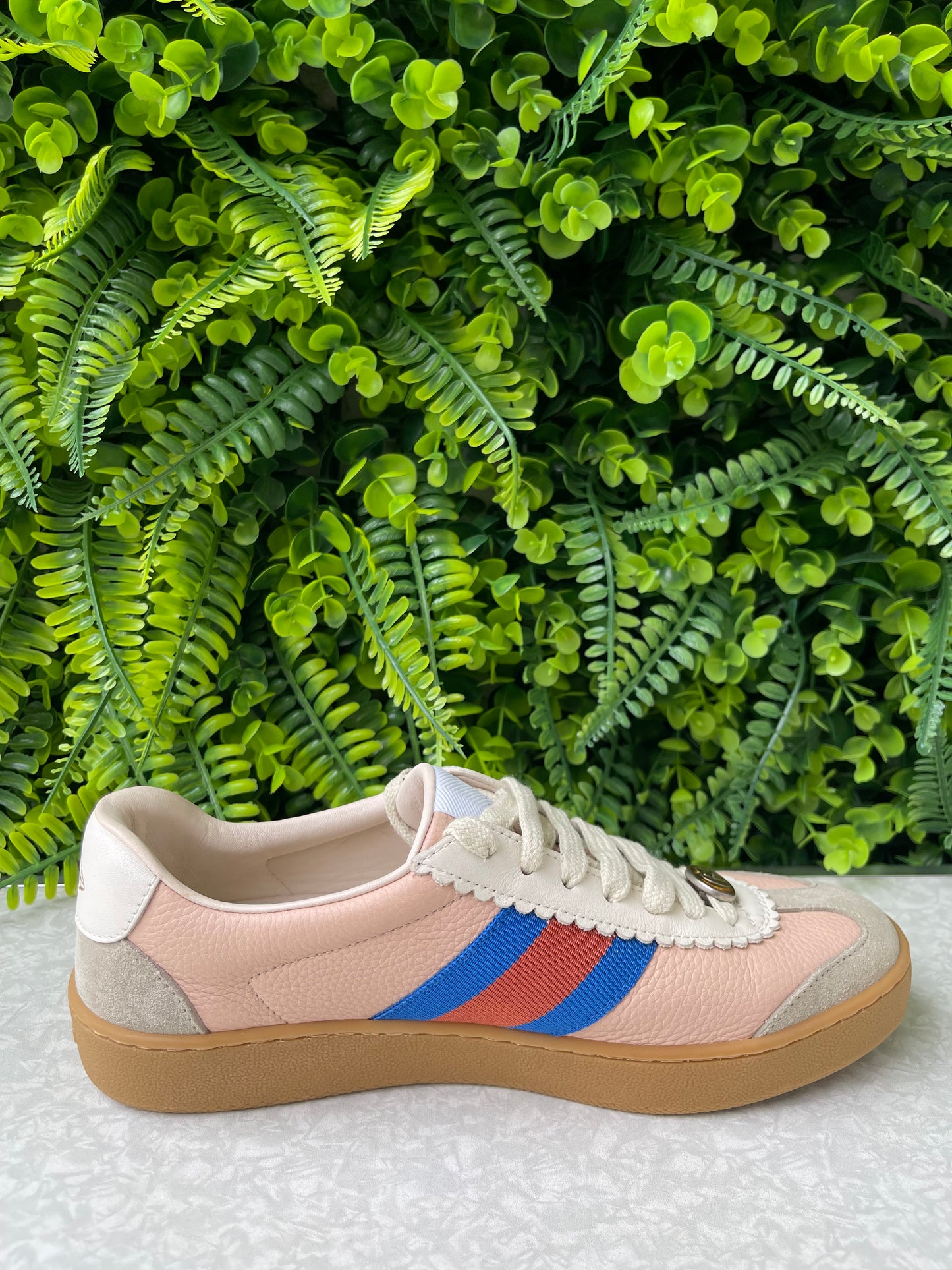 Tênis Casual Gucci G74 Rosa