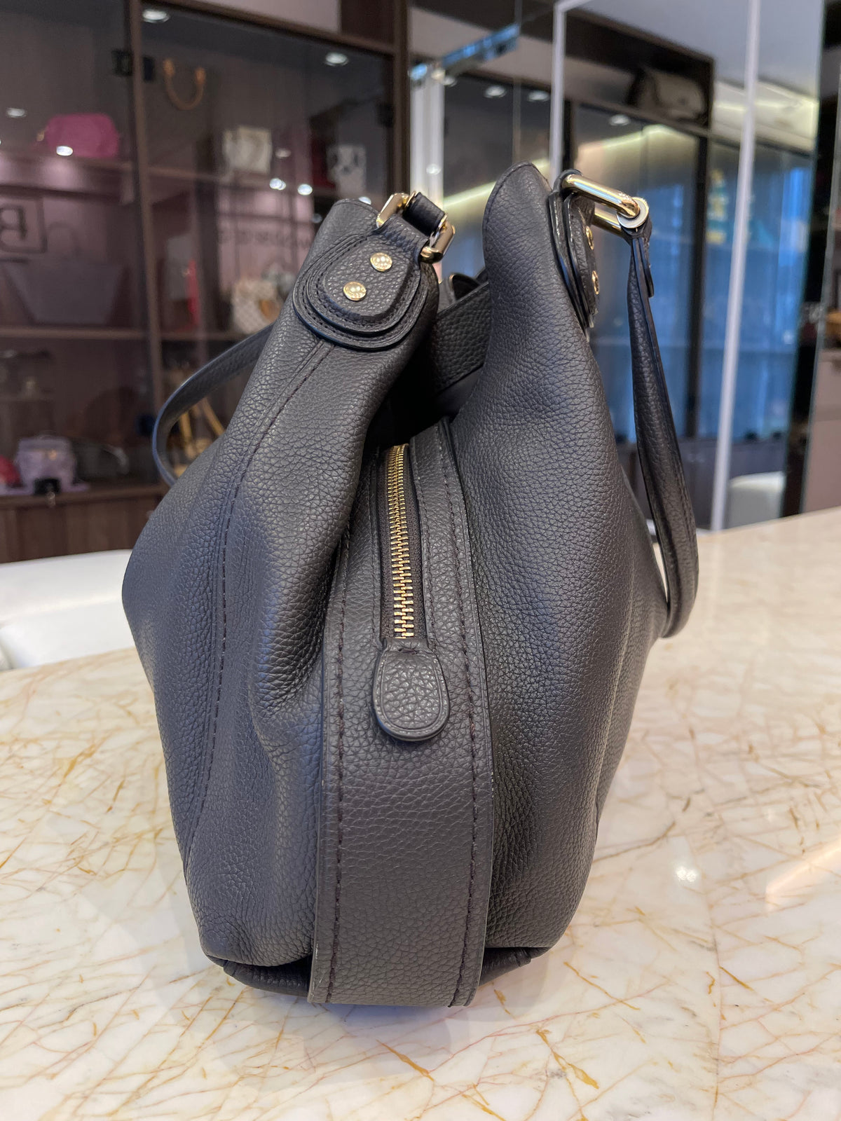 Coach Edie 31 Shoulder Bag Marrom