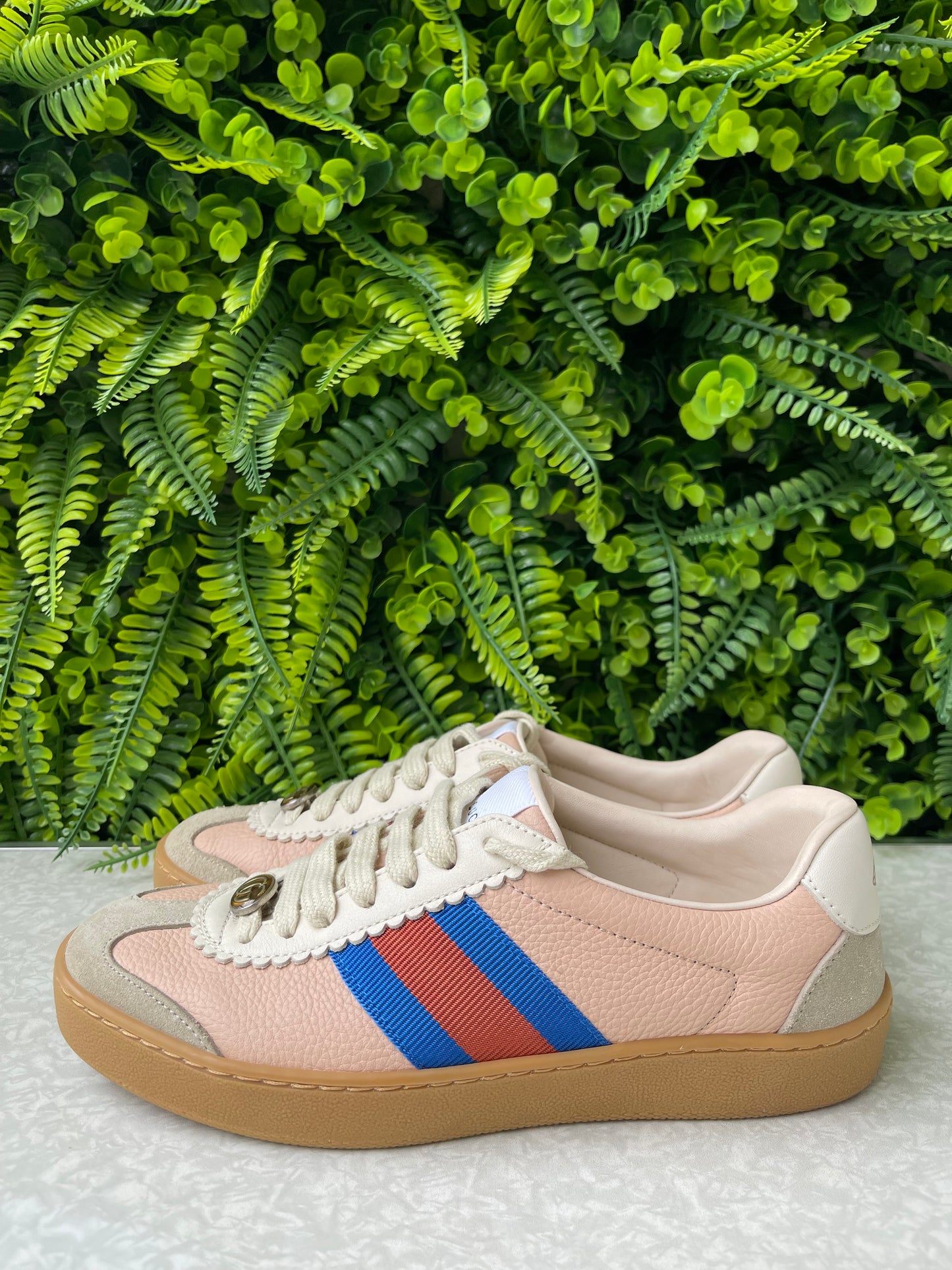 Tênis Casual Gucci G74 Rosa