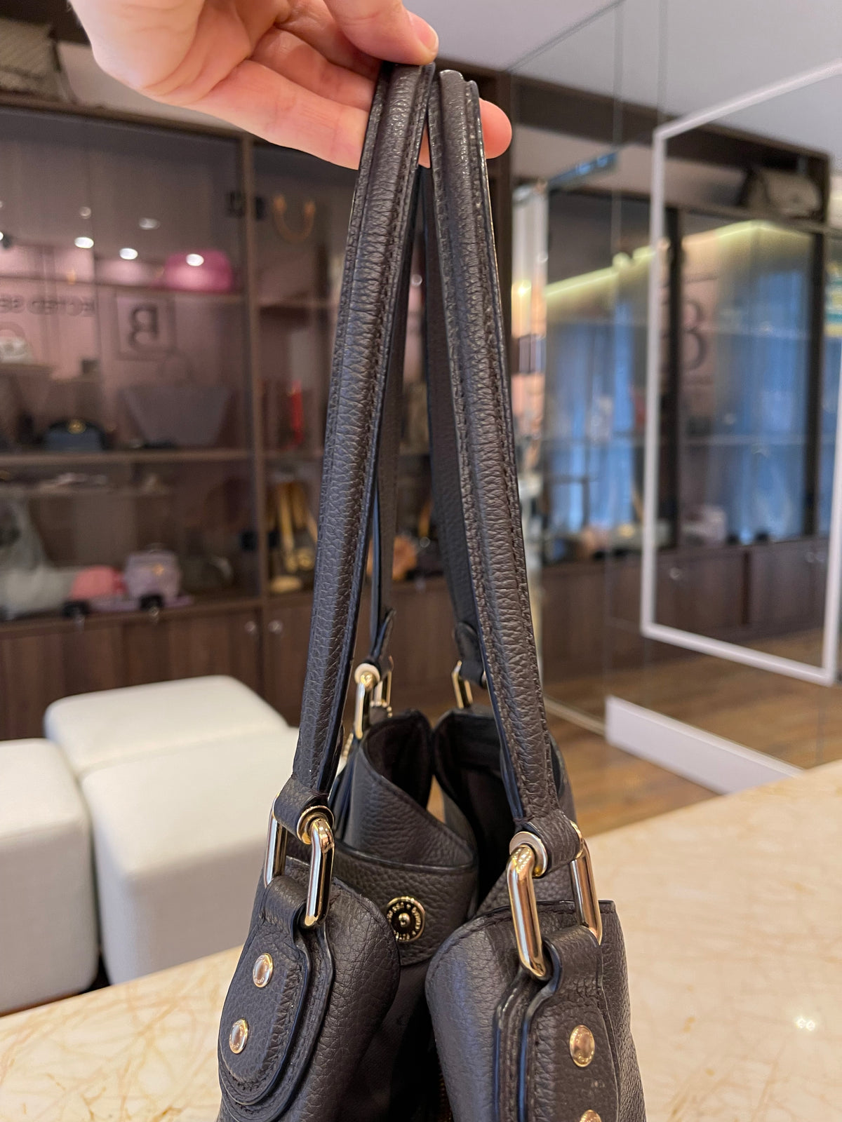 Coach Edie 31 Shoulder Bag Marrom