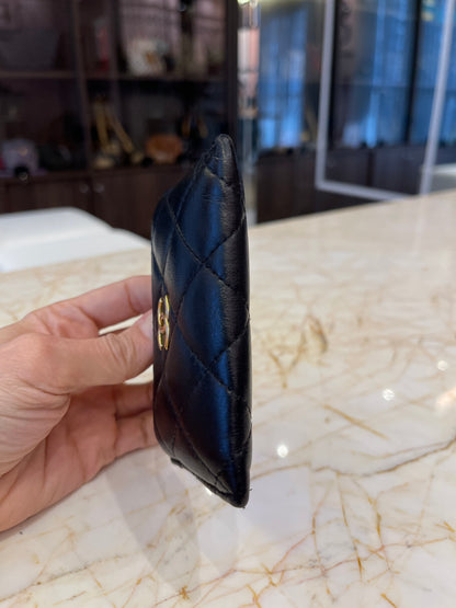 Porta Cartão Chanel Quilted Lambskin