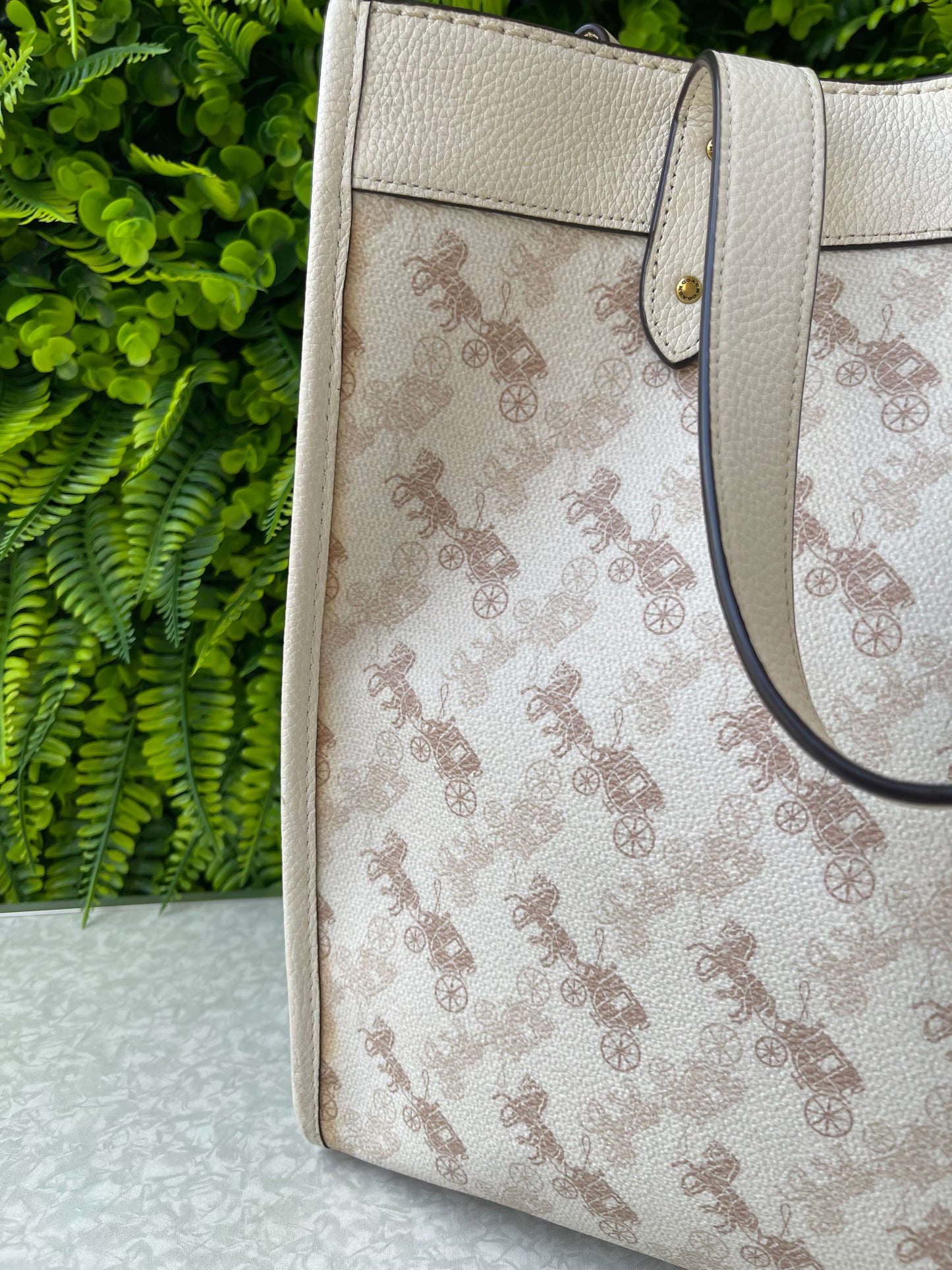 Coach Field Horse and Carriage Tote Bag