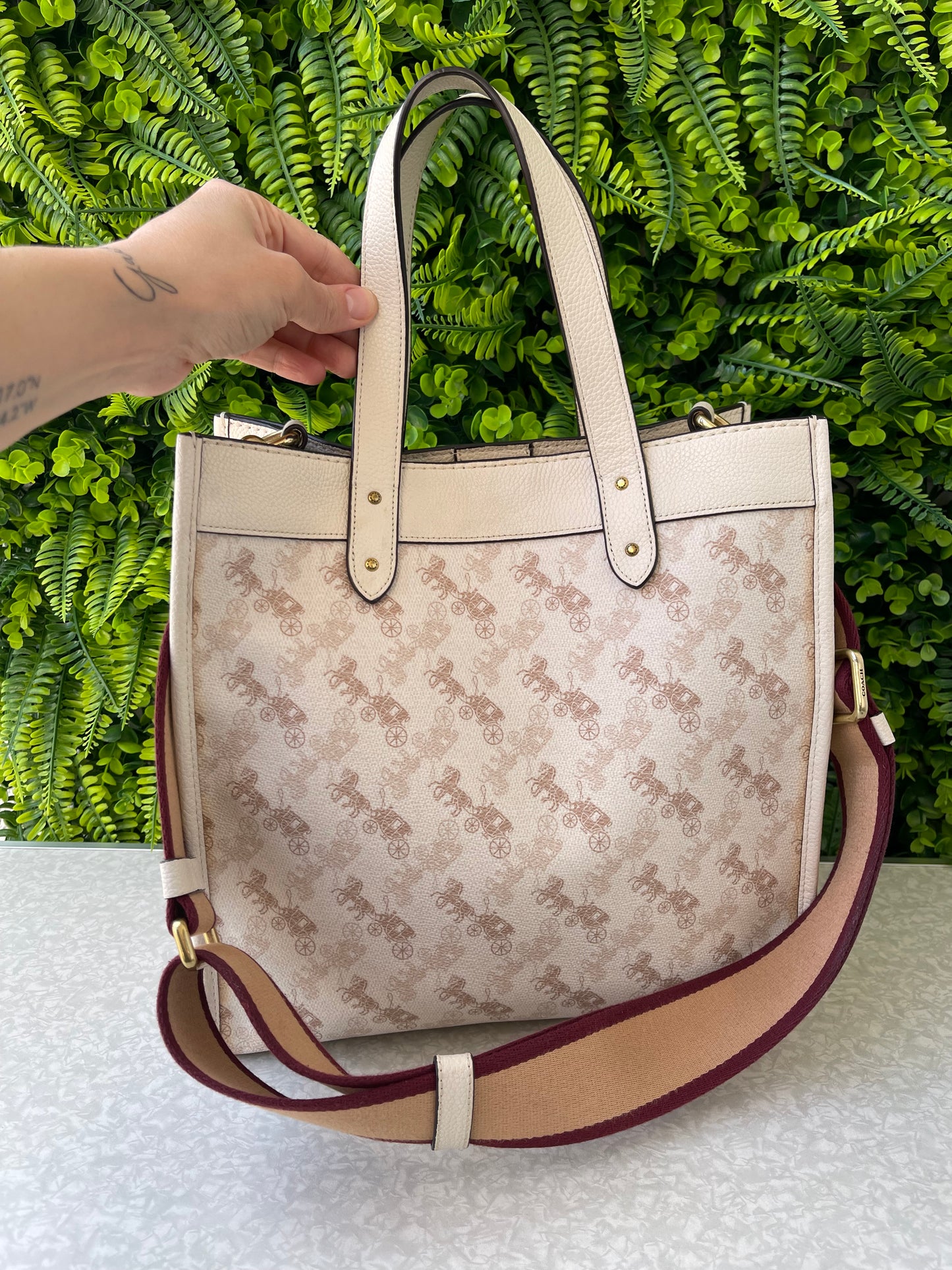 Coach Field Horse and Carriage Tote Bag