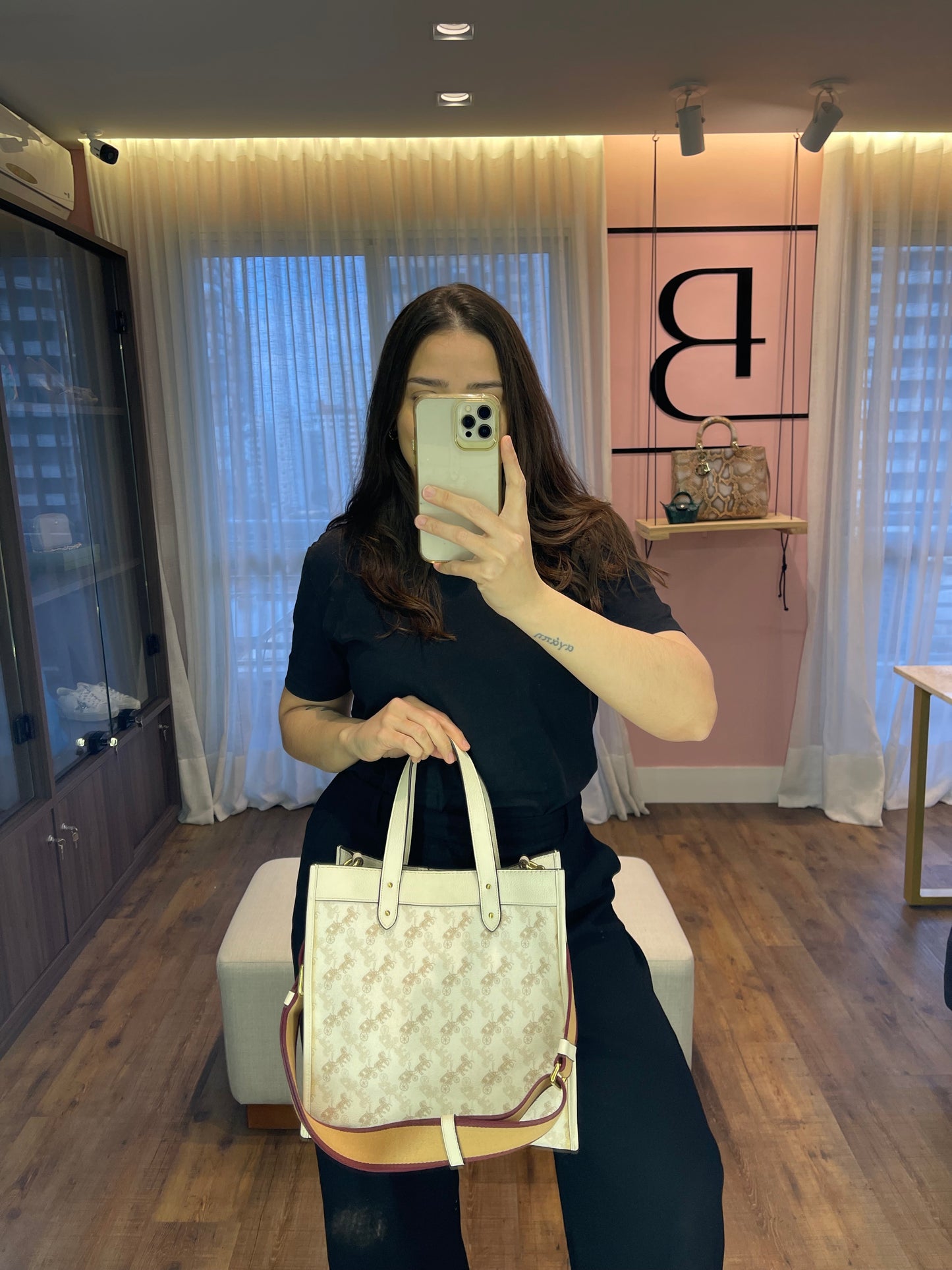 Coach Field Horse and Carriage Tote Bag