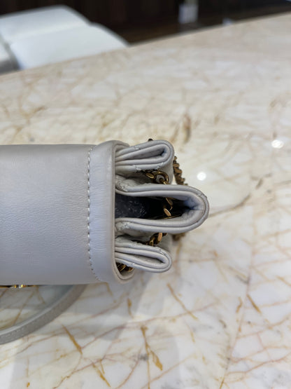 Saint Laurent Mini Nolita Off White