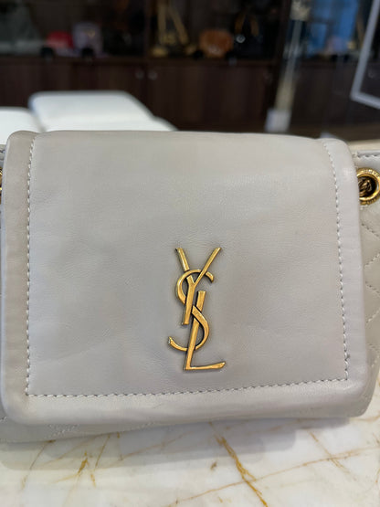 Saint Laurent Mini Nolita Off White