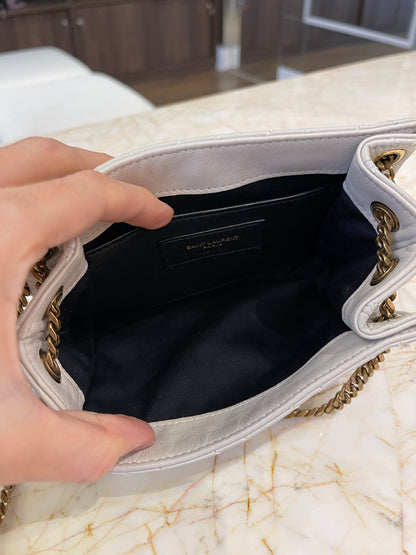 Saint Laurent Mini Nolita Off White