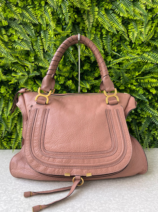Chloé Leather Marcie Rosa