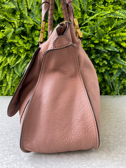 Chloé Leather Marcie Rosa