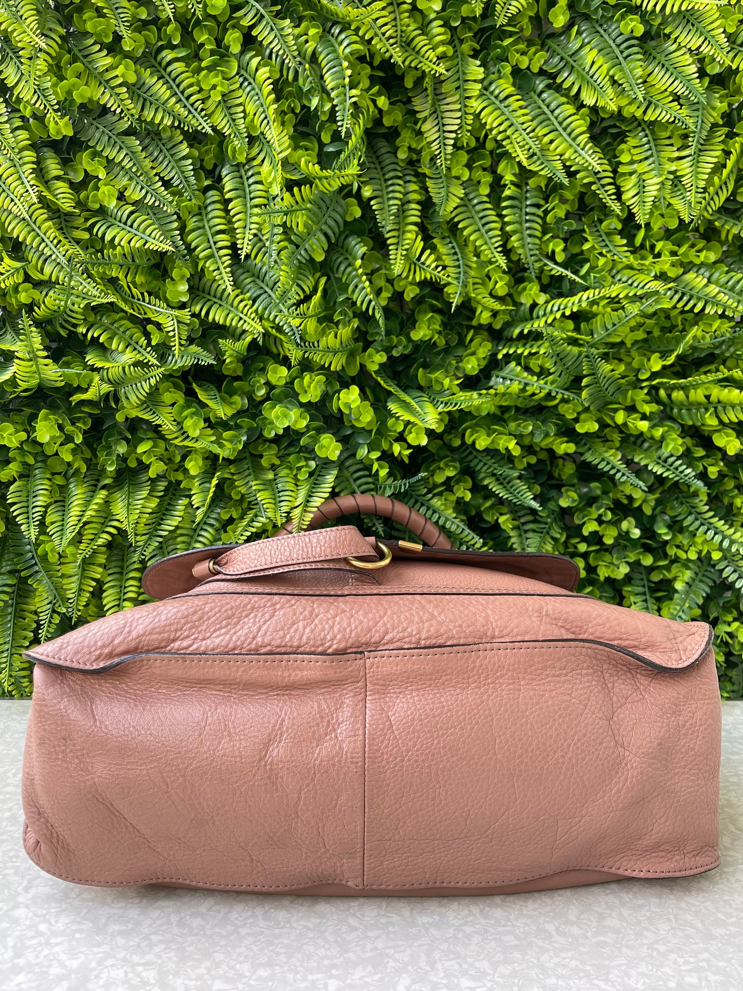 Chloé Leather Marcie Rosa