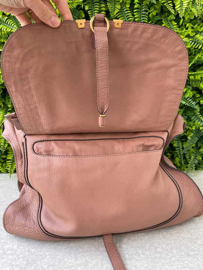 Chloé Leather Marcie Rosa