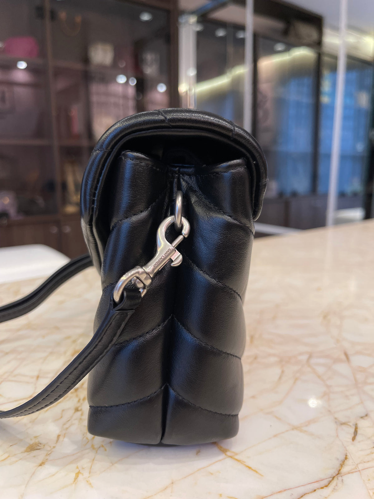 Saint Laurent Loulou Toy Preta
