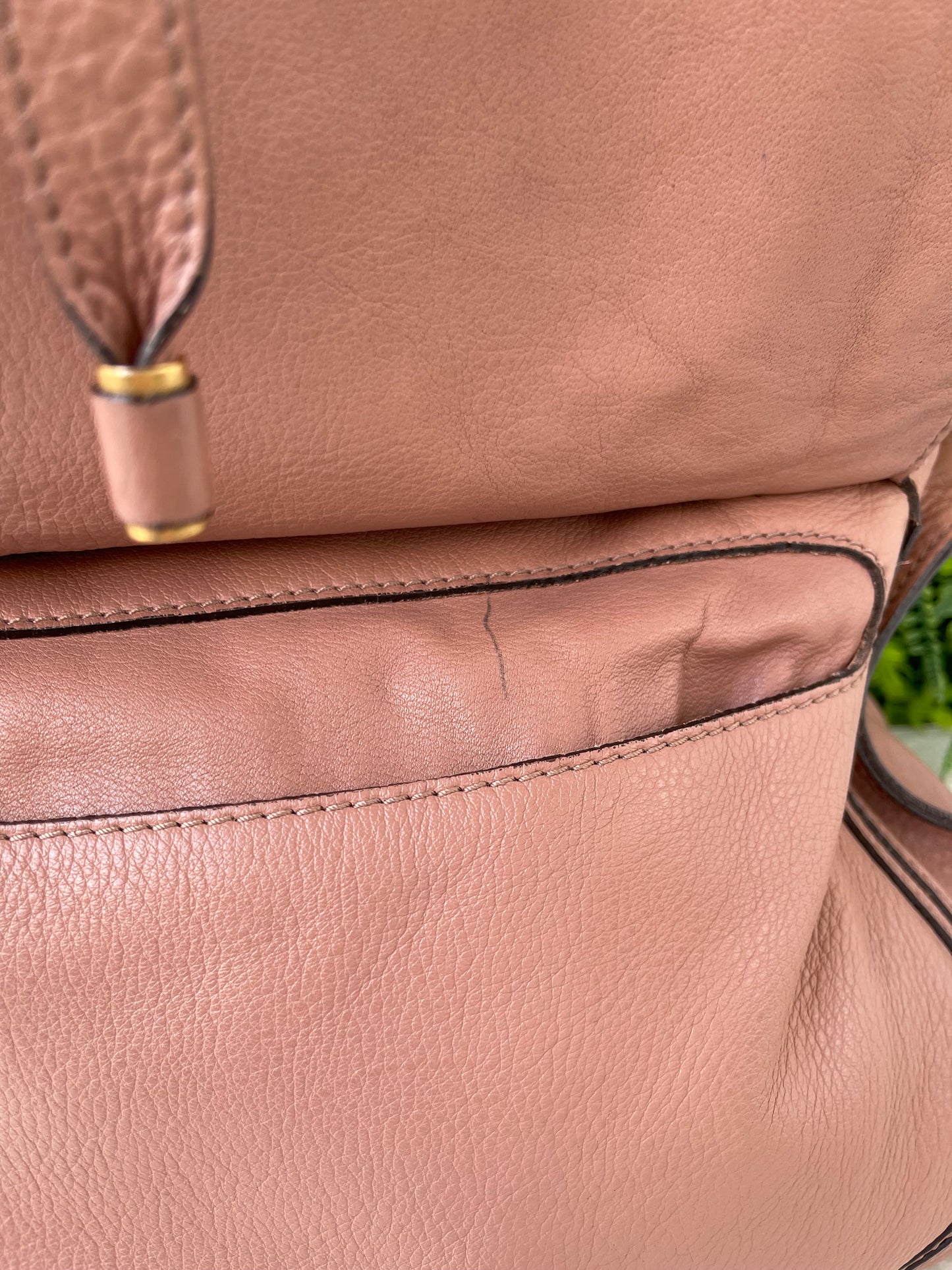 Chloé Leather Marcie Rosa