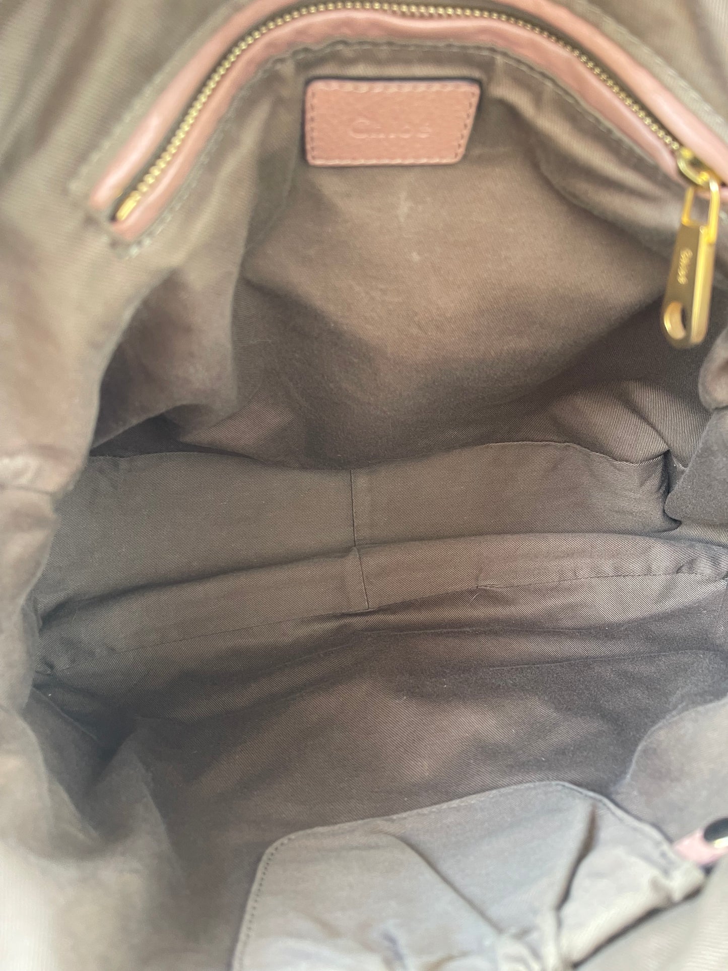 Chloé Leather Marcie Rosa