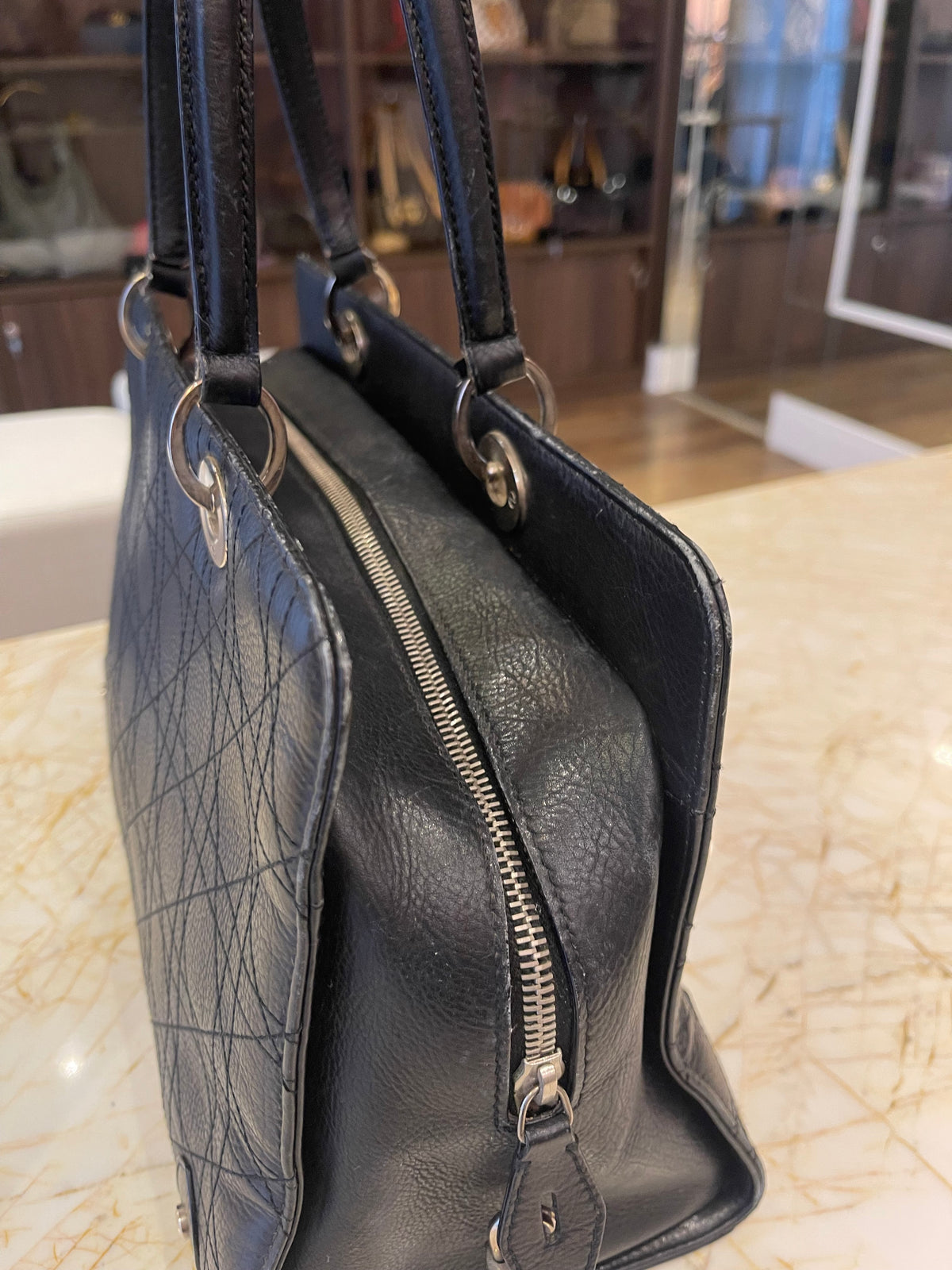 Christian Dior Cannage East West Lady Dior