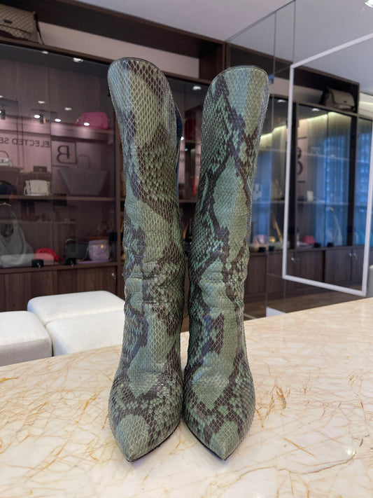 Bota Louis Vuitton Poker Face Python