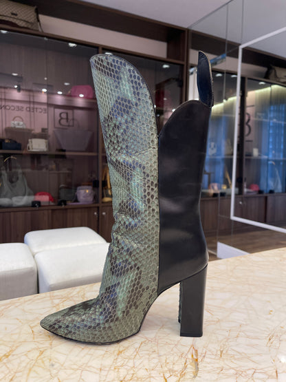 Bota Louis Vuitton Poker Face Python
