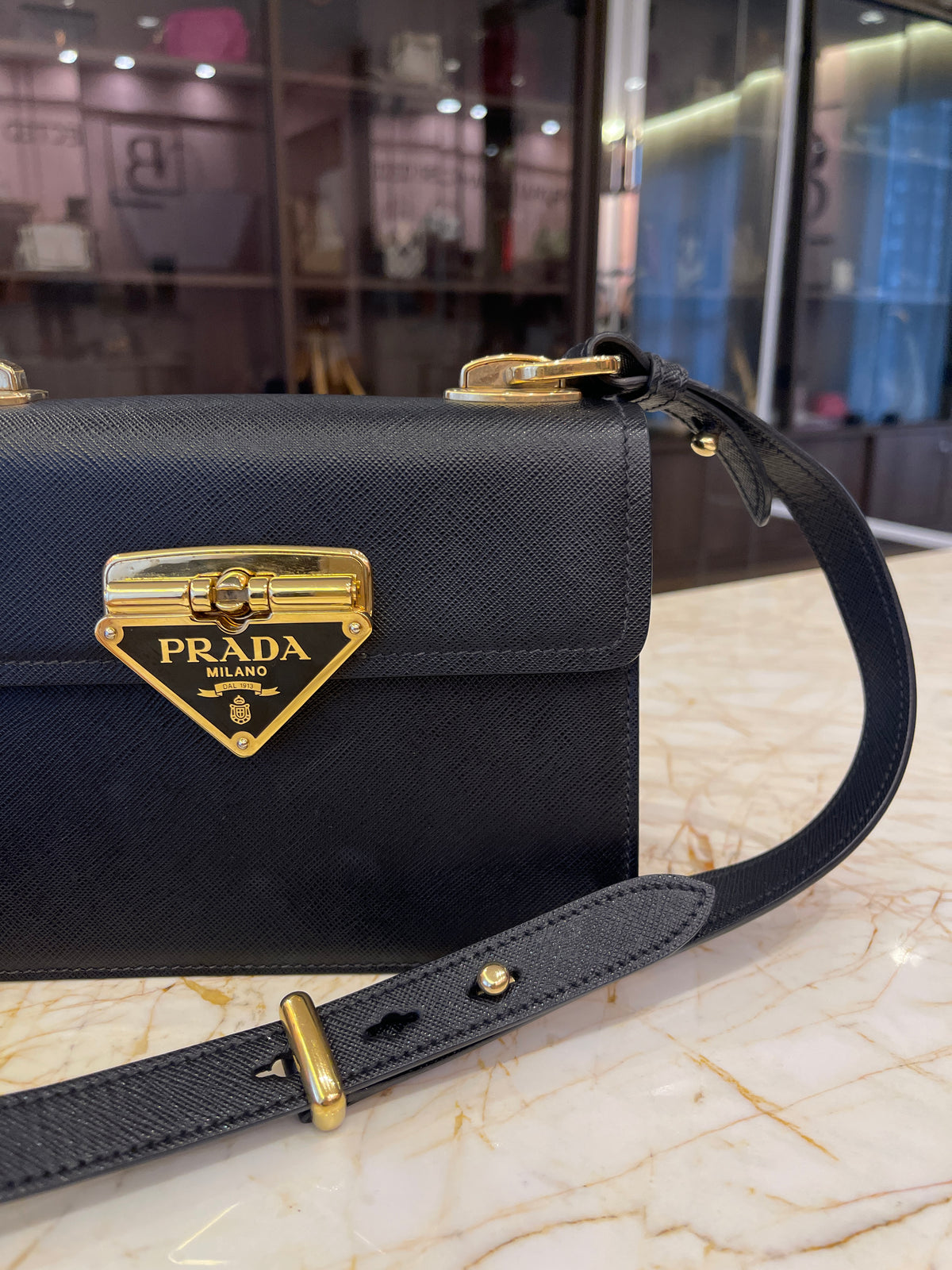 Prada Saffiano Symbole Flap