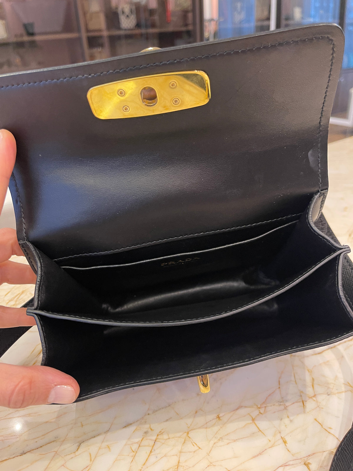 Prada Saffiano Symbole Flap