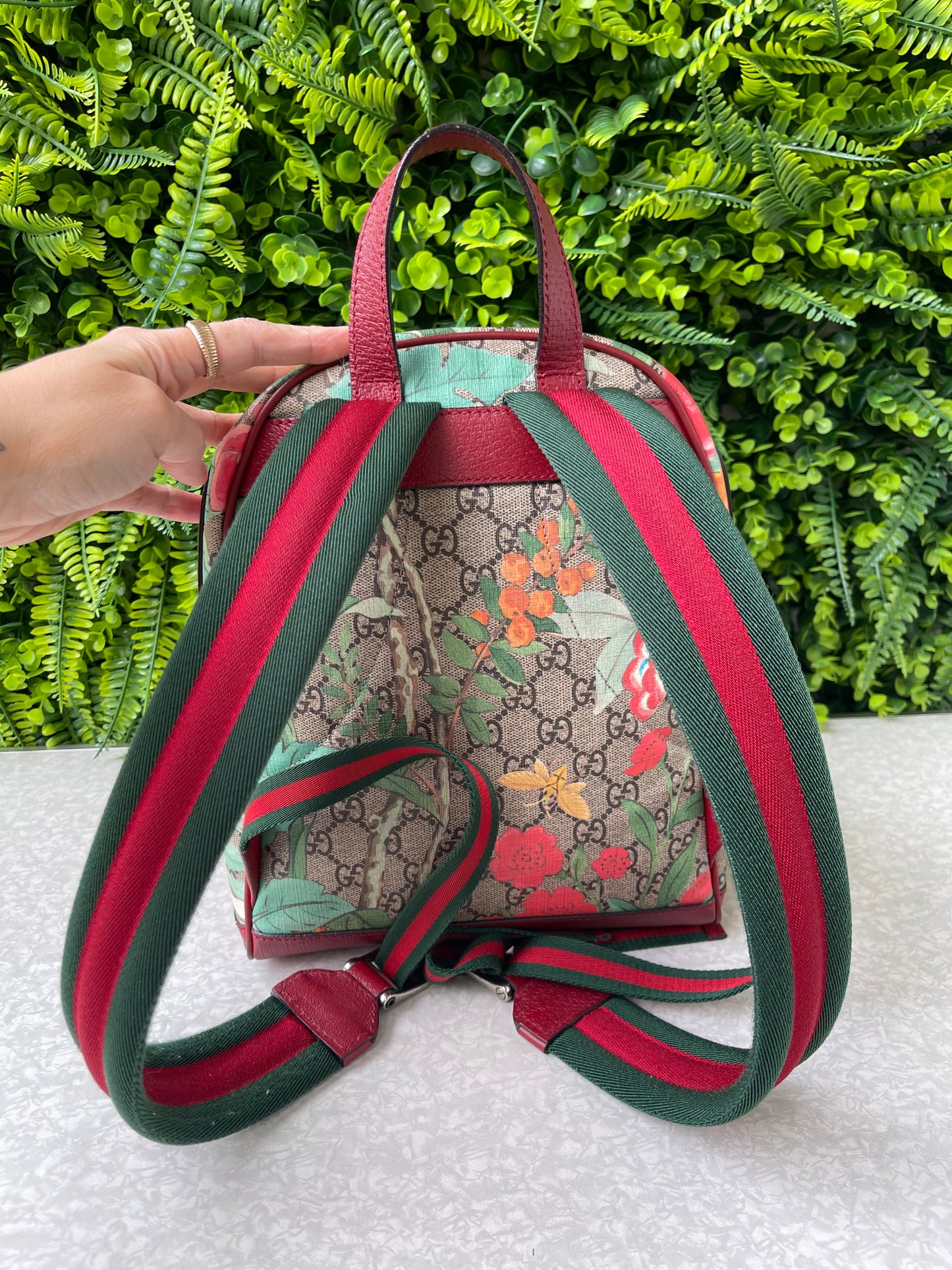 Mochila Gucci GG Supreme Tian