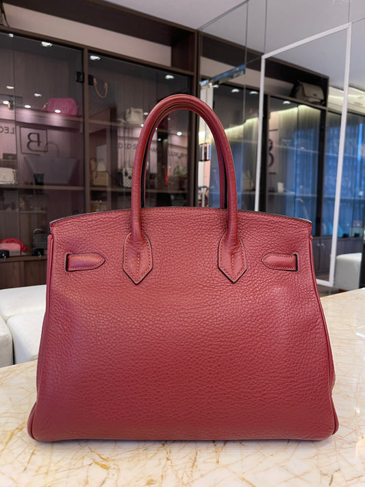 Hermes Birkin 30 Togo Rouge
