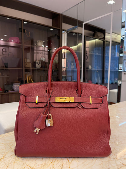 Hermes Birkin 30 Togo Rouge