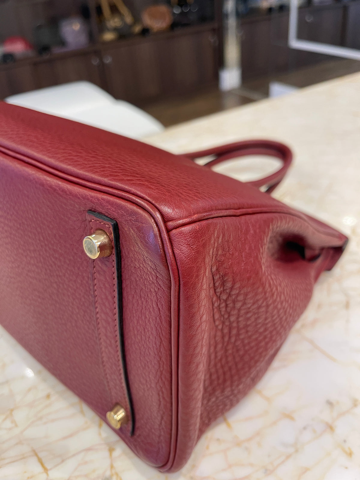 Hermes Birkin 30 Togo Rouge