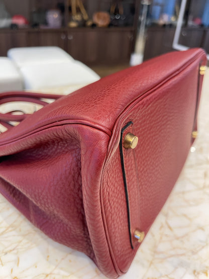 Hermes Birkin 30 Togo Rouge