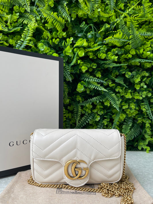 Gucci GG Mini Marmont Off White